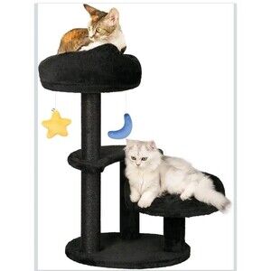 Meecal Cat Tree Tower Scratching Post House Bed NIB New